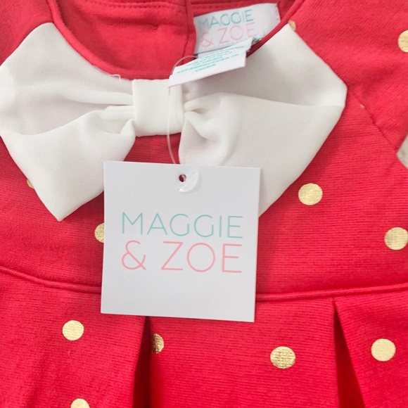 Maggie & Zoe | Red&Gold Dot Sleeveless Top - Picture 3 of 5